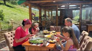 Thumbnail: Life Among the Silent Mountains ⛰️ Simple Life of a Large Carpathian Family