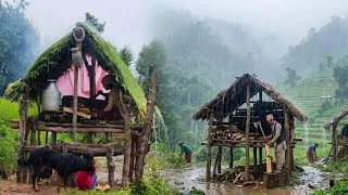 Thumbnail: Real Himalayan Nepali Mountain Village Life During Heavy Rain | Rainy Season Documentary Video |