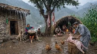 Thumbnail: Real Himalayan Nepali Mountain Village Life During Heavy Rain | Rainy Season Documentary Video |