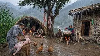 Thumbnail: Real Himalayan Nepali Mountain Village Life During Heavy Rain | Rainy Season Documentary Video |