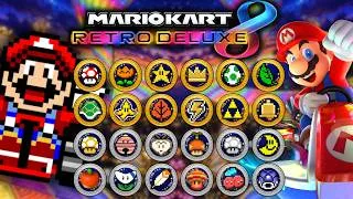 Thumbnail: Mario Kart 8 Retro Deluxe - 200cc Full Game Walkthrough (All Custom Retro Tracks)