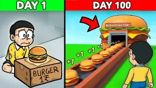 Thumbnail: Nobita Opened Burger Shop in Roblox 🤑
