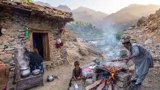 Thumbnail: Organic Mountain Village Life | Cooking Kebab in a Traditional Clay Oven | A Family's Life in Nature