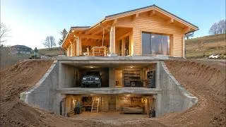 Thumbnail: Man Creates a Stunning Wooden House with an Invisible Underground Hideout