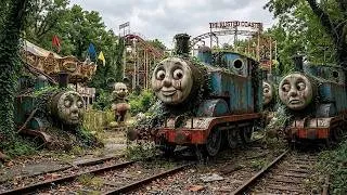 Thumbnail: The Ghost of Disney! 🏰 Restoring a Haunted Thomas Found in Mickey Park