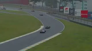 Thumbnail: Daniel Ricciardo and Serigo Perez AMAZING Last Lap Battle