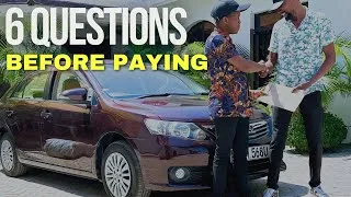 Thumbnail: 6 IMPORTANT QUESTIONS you should ask before you pay for any car in Kenya in 2024| Save Money  💰