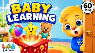Thumbnail: Baby Learning First Words, Numbers, Colors & Animal Sounds | Speech Learning for Toddlers with Lucas