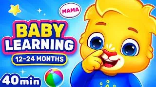 Thumbnail: Baby Learning Videos – First Words, Body Parts, Shapes, Nursery Rhymes, Songs for Babies & Toddlers