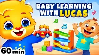 Thumbnail: Baby Learning Video | Emotions, First Words, Body Parts & Kids Songs With Lucas | Toddler Videos