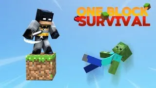 Thumbnail: 100 Days ONE BLOCK Survival Challenge—Ultimate Skyblock Adventure!