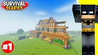 Thumbnail: Minecraft PE 1.21 Survival Series EP 1🔥 | Mode op Survival Base & Armour