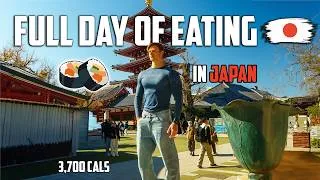 Thumbnail: Japan Full Day of Eating to get BIG | 3,700 Cals 🇯🇵