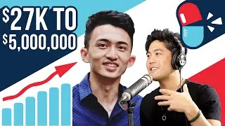 Thumbnail: College Student Turns $27K to $5,000,000 (Ft. Steven Dux) - Off The Pill Podcast #40