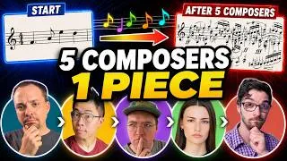 Thumbnail: 5 Composers Wrote a Piece w/out Hearing Each Other