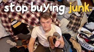 Thumbnail: 5 Rules to Buy Less Stuff