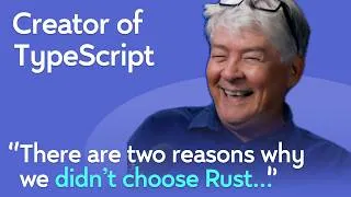 Thumbnail: Creator of TypeScript: 10x Faster Typescript, Why AI Won't Replace SWEs | Anders Hejlsberg