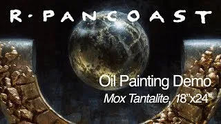Thumbnail: Mox Tantalite (MtG card illustration) oil on canvas 18"x24"