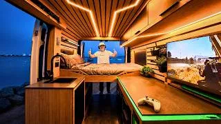 Thumbnail: First Night Sleeping in my New GAMING VAN