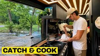 Thumbnail: I Caught My Dinner and Cooked It in My Van