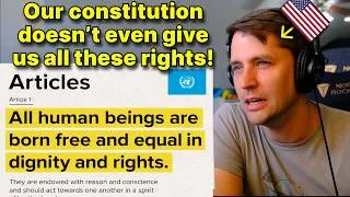 Thumbnail: American reacts to the Universal Declaration of Human Rights