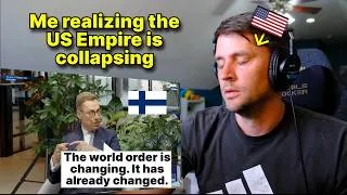Thumbnail: American reacts to Finland's Stubb Shocking Reality Check To Trump