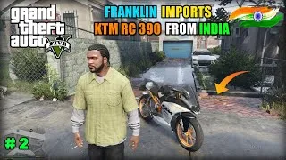 Thumbnail: GTA 5 : FRANKLIN IMPORTING KTM RC 390 FROM INDIA | GAMEPLAY #2