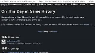 Thumbnail: Video Game News May 28 2025