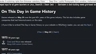 Thumbnail: Video Game News May 26 2025