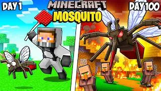 Thumbnail: I Survived 100 Days as a Mosquito in Minecraft!