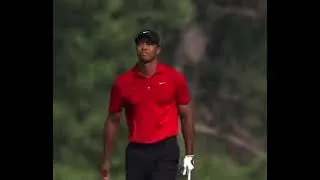 Thumbnail: Tiger Woods Sunday 2011 Masters Approach Shot Into Hole 15