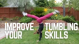 Thumbnail: 4 Ways to IMPROVE your tumbling FAST (no equipment needed!)