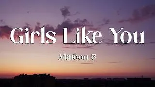 Thumbnail: Maroon 5 - Girls Like You (Lyrics) ft. Cardi B (Loop Video)