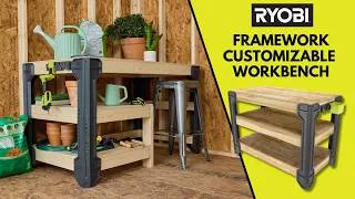 Thumbnail: RYOBI FrameWork Customizable Workbench Kit