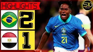 Thumbnail: Brazil vs Egypt 2-1 🔥 Highlights and Goals | International Friendly 2026
