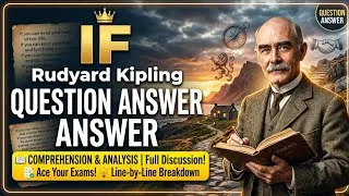 Thumbnail: Poem if - Rudyard Kipling - Question Answer explanation 