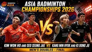Thumbnail: MD Final KIM Won Ho / SEO Seung Jae Vs Kang Min Hyuk / Ki Dong Ju  - AsiaBadminton Championship 2026