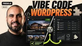 Thumbnail: I Built a Custom WordPress Site with Fregio AI (No Coding)