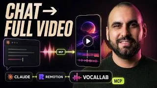 Thumbnail: Automate AI Video Creation with Claude, Remotion & Vocallab.ai MCP