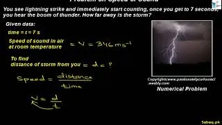 Thumbnail: Problem on Speed of Sound, Physics Lecture | Sabaq.pk
