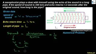 Thumbnail: Problem on Echo, Physics Lecture | Sabaq.pk