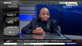 Thumbnail: Two friends to embark on 600 km MegaWalk to Durban in support of children with disabilities