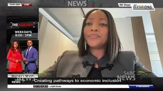 Thumbnail: Women's Month | Pathways to economic inclusion for women: WENOSA's Molebogeng Maswabi weighs in