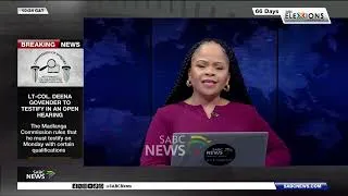 Thumbnail: Madlanga Commission | Lt-Colonel Deena Govender to testify in open session