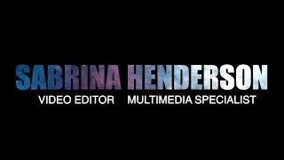 Thumbnail: Sabrina's Demo Reel