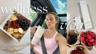 Thumbnail: Wellness Vlog | healthy meals, non-toxic makeup, & workout routine