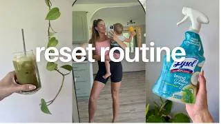 Thumbnail: PRODUCTIVE RESET DAY🎧workout motivation + deep cleaning