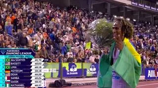 Thumbnail: Alison dos Santos wins Men's 400m Hurdles final at Brussels Wanda Diamond league 2026