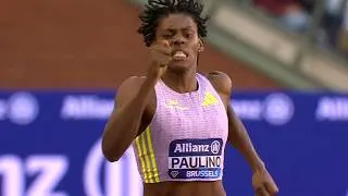 Thumbnail: Marileidy Paulino wins Women's 400m final at Brussels Wanda Diamond League 2026