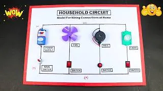 Thumbnail: DIY Household Circuit Project Working Model | Class 12 Physics Science Project #science #project